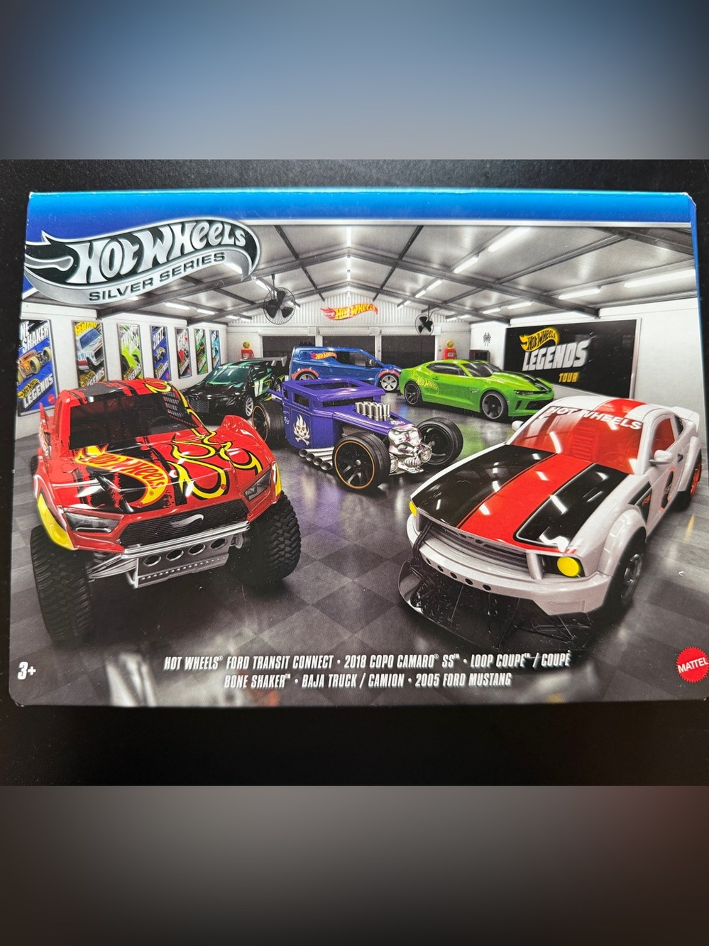 New 6 Die Cast Vehicles Hot Wheels Silver Series Legends Tour 2026 Mattel Cars